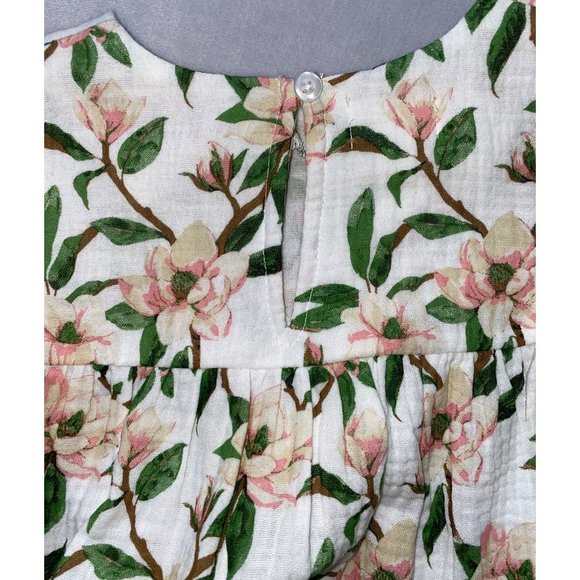 Mud Pie Magnolia Dress gauze pink flower 3T NWT - Picture 5 of 5